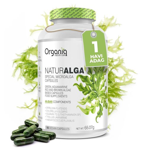 Alga kapszula komplex, prémium minőségű spirulina és chlorella alga egyedi keveréke.